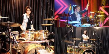 Bidadari Cantik di Balik Drum Set, Rani Ramadhany Getarkan Hati