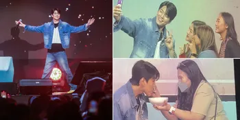 Bikin Iri, 8 Potret Kim Mingue Dipakaikan Batik Hingga Mengikat Rambut Fans - Ada Vicky Shu Foto Bareng