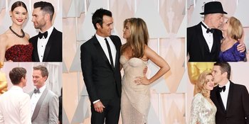 Bikin Jealous, Para Seleb Dunia Pamer Kemesraan di Oscars 2015