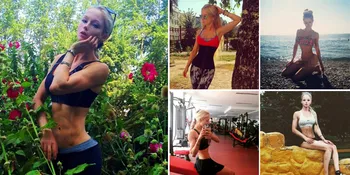 Bikin Melongo! Inilah Foto Pinggang Super Kecil Valeria Lukyanova