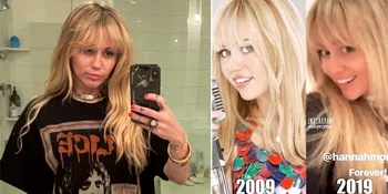 Bikin Nostalgia, Rambut Baru Miley Cyrus Mirip Hannah Montana!