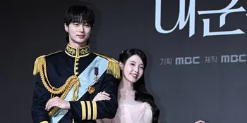 Byeon Woo Seok & IU Tampil Bak Pangeran dan Putri di Preskon PERFECT CROWN