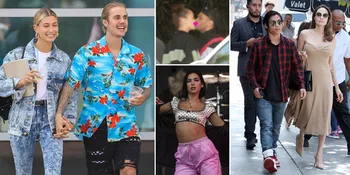 Candid Artis Hollywood: Kencan Justin Bieber - Bella Hadid Ciuman