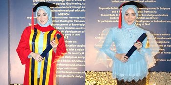 Cantik Bak Cinderella, Potret Gaya Kebaya Nabilah Eks JKT48 Saat Wisuda - Tetap dengan Ciri Khas Indonesia Dalam Balutan Batik