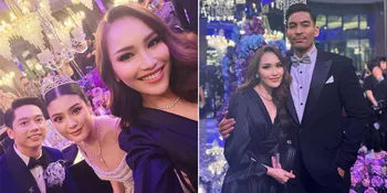 Cantiknya Ayu Ting Ting di Resepsi Pernikahan Mewah Kevin Sanjaya - Valencia Tanoe, Pose Bareng Robby Purba Bikin Netizen Lupa Sama Boy William