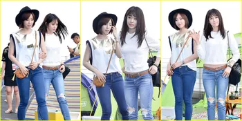 Cantiknya Jiyeon dan Eunjung T-Ara Hadiri Coleman Outdoor Camping