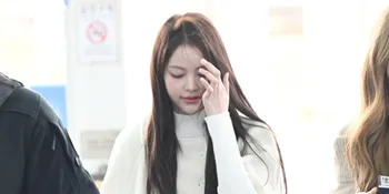 Carmen Hearts2Hearts Tetap Cantik Meski Rambut Berantakan di Bandara