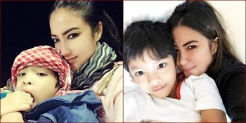 Cium dan Peluk Tia Ivanka Untuk Putra Bule Gantengnya, Mesra!