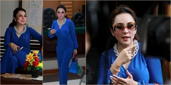 Datang ke Pengadilan Lawan Farhat, Regina Tampil Hot & Sosialita!