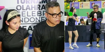 Demi Mengimbangi Kebolehan Cing Abdel Dalam Pertandingan Tenis Meja TOSI Season 2, Wendy Walters Mengaku Latihan Keras