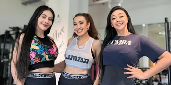Denada Zumba Bareng Asri Welas dan Liza Natalia, Energinya Bikin Ikut Semangat