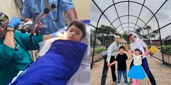 Deretan Potret Anak Nycta Gina yang Dibawa ke Dokter Karena Telinga 'Korengan' - Tragedi Anting Toge Tembus Kulit