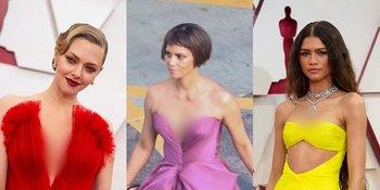 33 Foto Selebritis Hollywood di Red Carpet Oscar, Ada yang Bawa 'Jantung' - Hingga Bumil Cantik