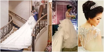 Detail Gaun Pernikahan Christy Chibi, Backless Bertabur Permata
