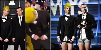 Detik-Detik Twenty One Pilots Lepas Celana di Panggung Grammy '17