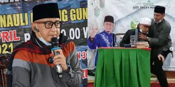 Detik-Detik Ustaz Zacky Mirza Pingsan Saat Ceramah, Bikin Jamaah Panik - Langsung Dilarikan ke Rumah Sakit
