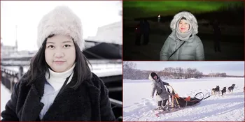 Diera Bachir Rayakan Imlek di Rusia, Wujudkan Mimpi LIhat Aurora