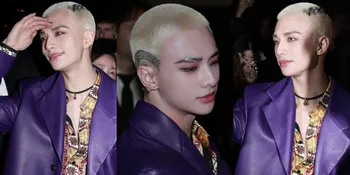 Dijuluki 'Versace Prince', 8 Potret Hyunjin Stray Kids Tampil Bold di Milan Fashion Week 2025 - Nama Brand Ditulis di Rambut