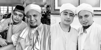 Dimakamkan Bersebelahan, Ini 8 Potret Kedekatan Ameer Azzikra dan Ustaz Arifin Ilham yang Selalu Kompak