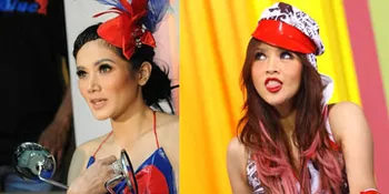 Duel Fashion Unik Maia Estianty dan Mulan Jameela