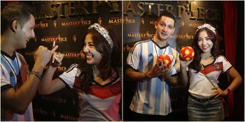 Ekspresi Bahagia Bella Shofie Setelah Jerman Menang Piala Dunia