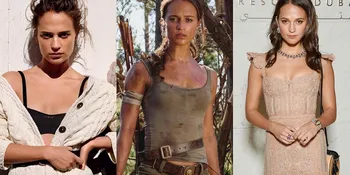 FOTO : Alicia Vikander 'TOMB RAIDER' Yang Cantik Natural