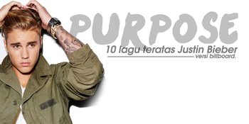 Foto: 10 Lagu Teratas Justin Bieber di Album 'PURPOSE'