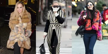 FOTO: 10 Style Fashion Musim Dingin Ala Selebriti Hollywood