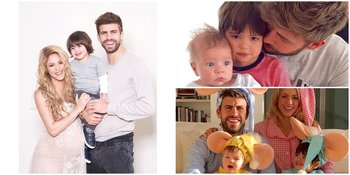 FOTO: 6 Tahun Bersama, Shakira & Pique Bahagia Dengan 2 Anak
