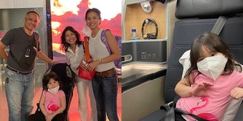Foto Acha Septriasa dan Sang Putri Kembali ke Australia, Brie Senang Ketemu Sama Kamarnya Lagi