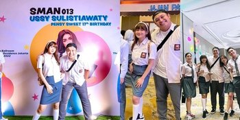 FOTO Adiezty Fersa Cocok Banget Pakai Seragam SMA, Perut Balik Rata Usai Melahirkan Bikin Iri!