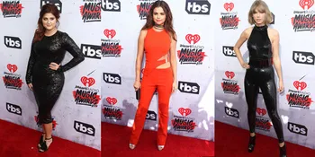 FOTO: Adu Glamor Pop Star Dunia di Red Carpet iHeart Radio Awards