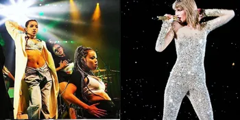FOTO: Aksi Panggung Pacar Baru Calvin Harris vs Taylor Swift