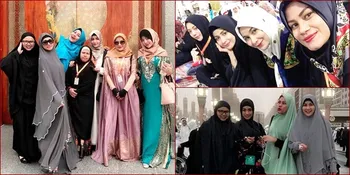FOTO: Amel Alvi & Isya Jeeperson Umrah Bareng, Cantik Meneduhkan