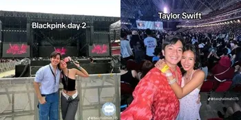Foto Angga Yunanda dan Shenina Cinnamon Concert Date dari BLACKPINK Sampai Taylor Swift, Sefrekuensi dan Berduit