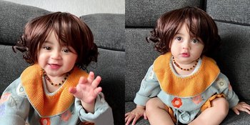 Foto Baby Guzel Putri Ali Syakieb Pakai Rambut Palsu dan Makin Mirip Boneka, Disebut Salah Satu Anak Artis Paling Cantik
