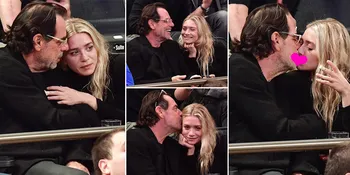 FOTO: Beda 28 Tahun, Ashley Olsen Cium Pacarnya di Depan Umum