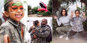 FOTO: Bertema Jurrasic Park, Yuk Intip Serunya Pesta Ulang Tahun Saint West Putra Kim Kardashian