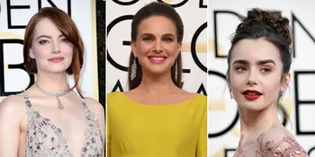 FOTO: Best Beauty Golden Globe 2017, Cantik Flawless Tanpa Cela