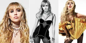 FOTO: Braless di Pemotretan Terbaru, Miley Cyrus Cantik Banget!