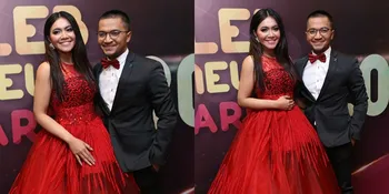 FOTO: Denada dan Ihsan Tampil Serasi di Seleb On News Awards 2017