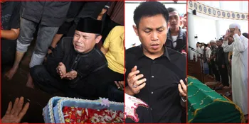 Foto Derai Tangis Sahabat di Pemakaman Almarhum Pelawak Jojon
