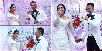 FOTO: Di Atas Pelaminan, Denada - Ihsan Sebarkan Cinta