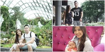 FOTO: Di Singapura, Franda & Samuel Zylgwyn Gandengan Mesra