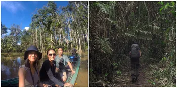 FOTO: Dominique Diyose Jelajah Alam Liar Pulau Kaja, Palangkaraya