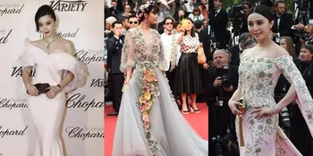 FOTO: Dress Cantik Mewah Nan Megah Fan Bingbing di Cannes 2015