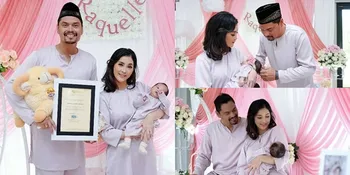 FOTO: Eva Anindita dan Suami Aqiqahkan Anak, Serba Pink dan Putih