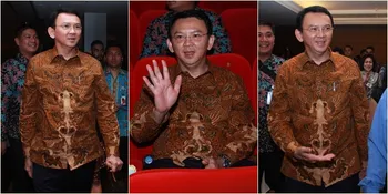 Foto-Foto Ahok Nonton Film 'JINGGA' Bareng Anak Tunanetra 