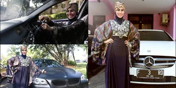 Foto-Foto Cantik Ratna Dilla Berhijab, Kece Bareng Mobil Mewah!