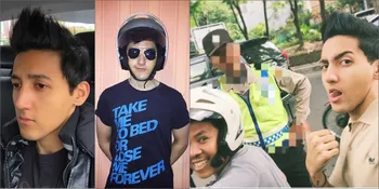 Foto-Foto Jambul Sakti Yang Bikin Aaron Ashab Lolos Tilang Polisi